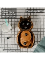 Деревянная менажница из кедра