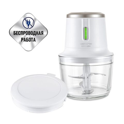 Измельчитель 400 Вт, 2 скор, Polaris, PFC 0408 CordLess, бел
