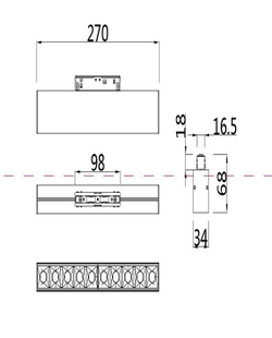 Трековый светильник Maytoni Technical TR014-2-20W4K-B
