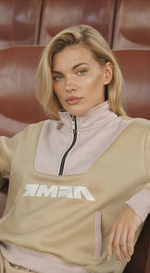 Анорак контрастный "ЯМАЛ" (молочный)