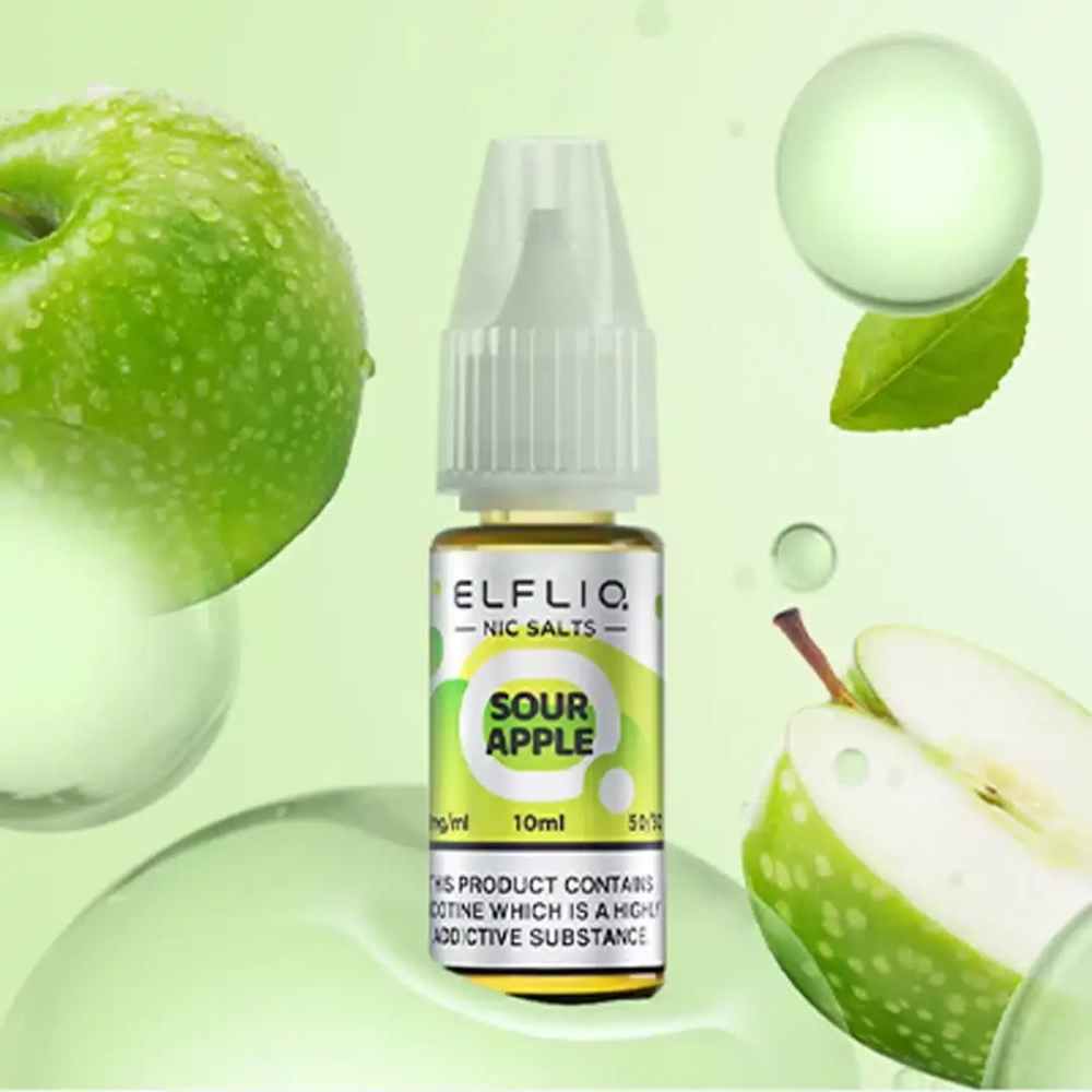 ELFLIQ - Sour Apple (5% nic, 30ml)