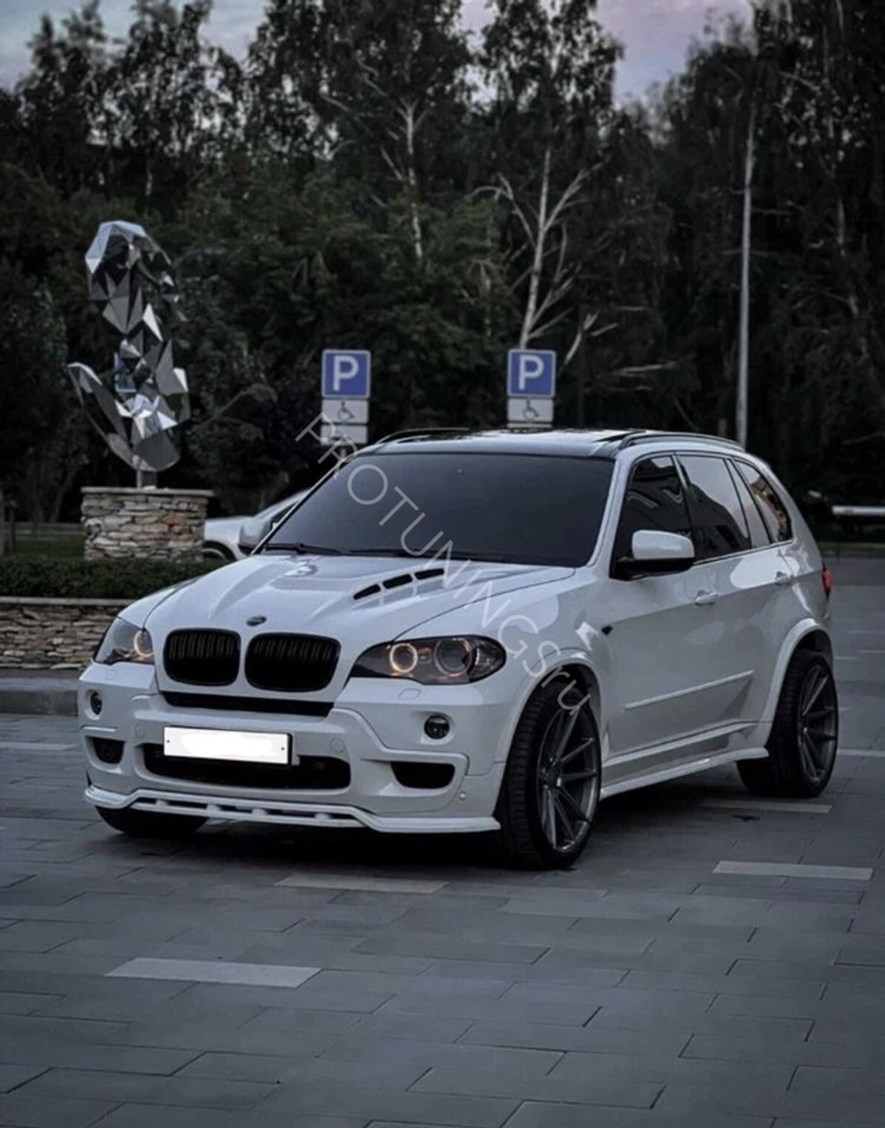 Комплект аэродинамического обвеса BMW X5 E70 дорестайлинг (2006–2010) — M-стиль