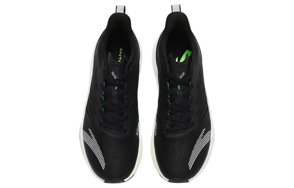 Anta Anta MACH Mach 3.0 non-slip wear-resistant low-cut professional racing running shoes black and green