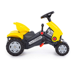 89335/Каталка-трактор с педалями "Turbo-2" (жёлтая)780х440х540/5