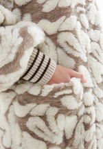 Куртка меховая, бежевая