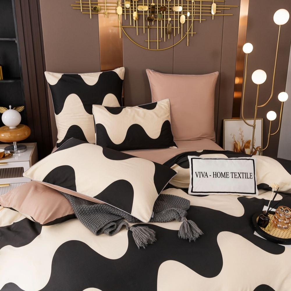 Комплект постельного белья Сатин Элитный на резинке CPLR059