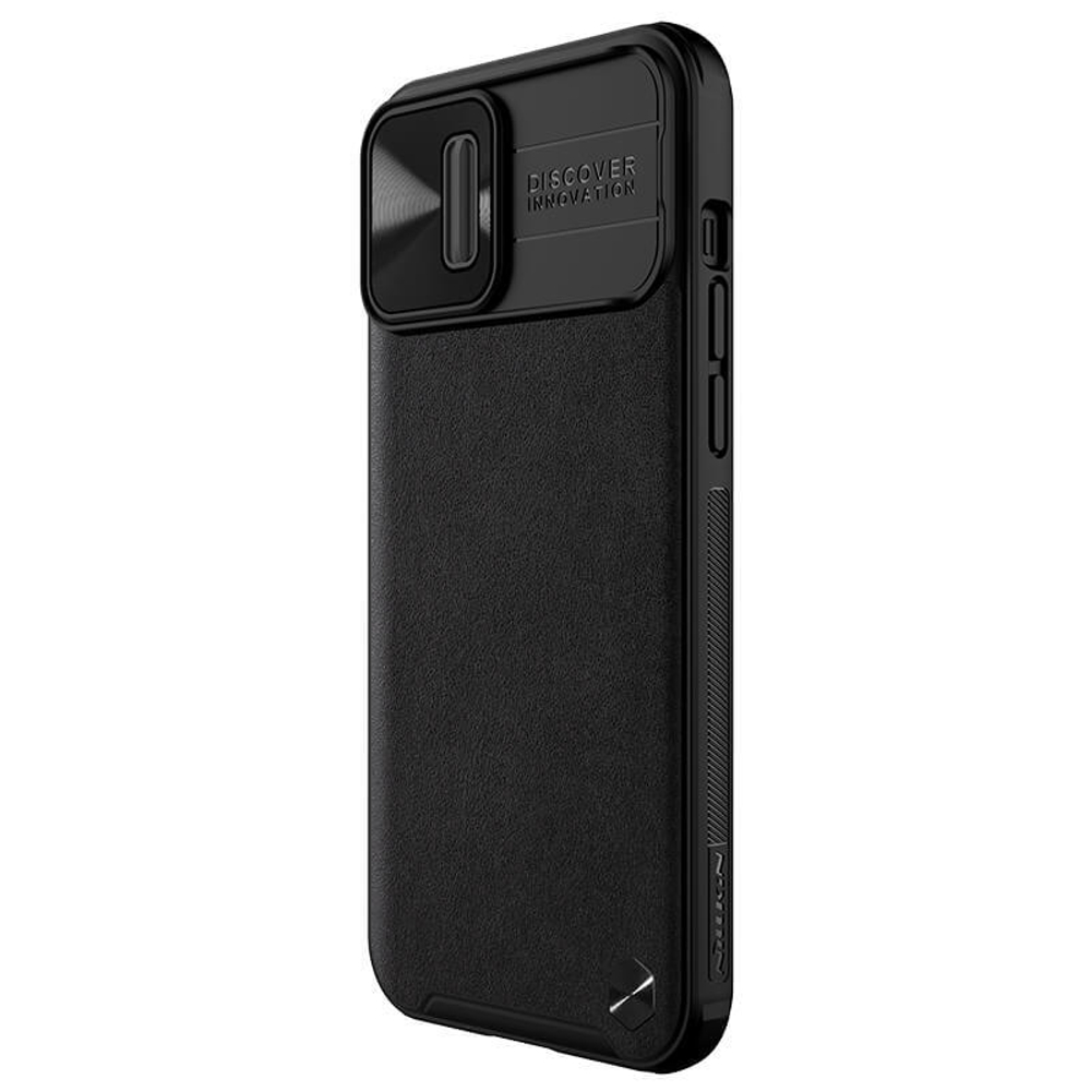 Противоударный чехол Nillkin CAMSHIELD Leather Case с защитой камеры для iPhone 13 Pro Max