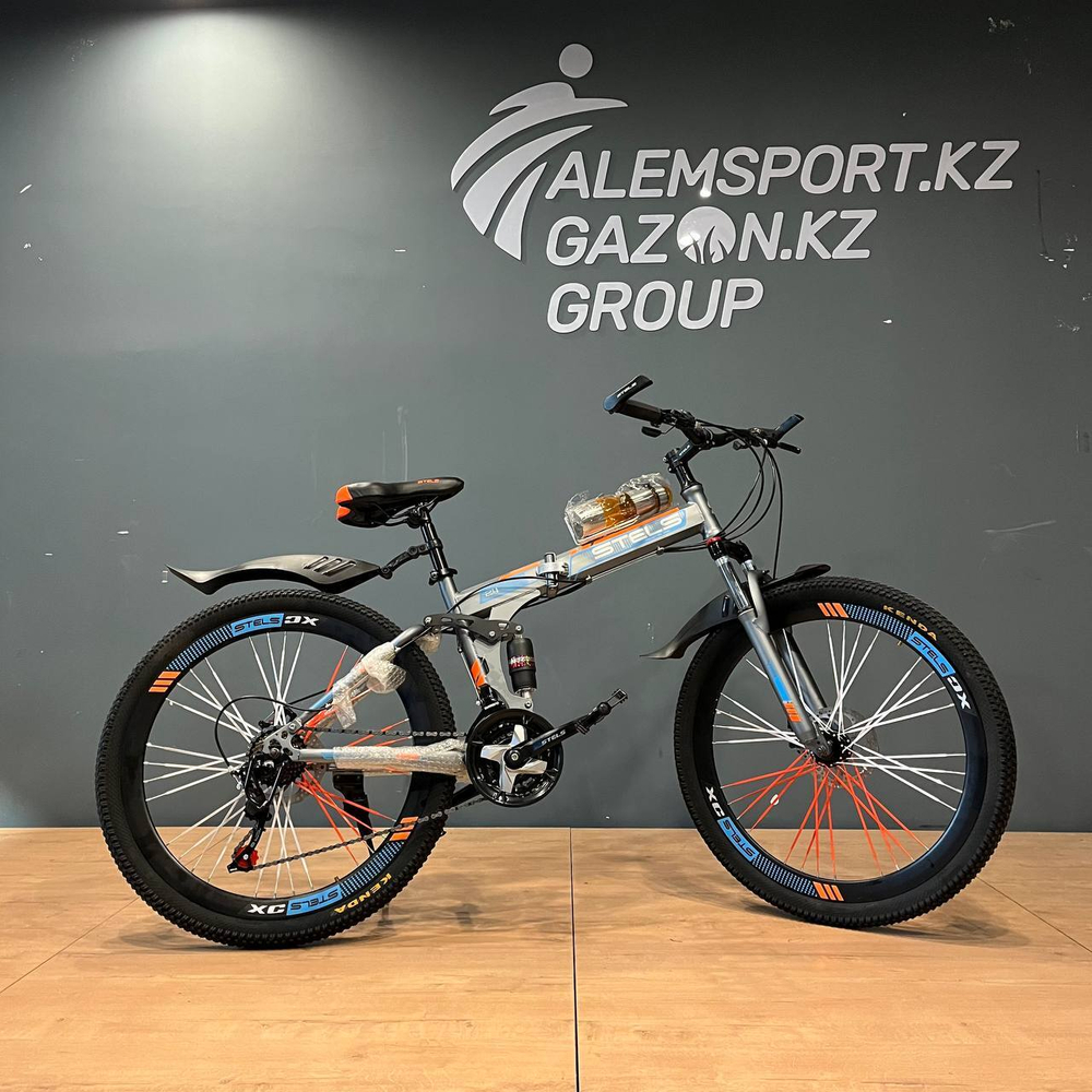 Велосипед STELS раскладной 24,26, 29 дюйм 2021 17 дюймов черный