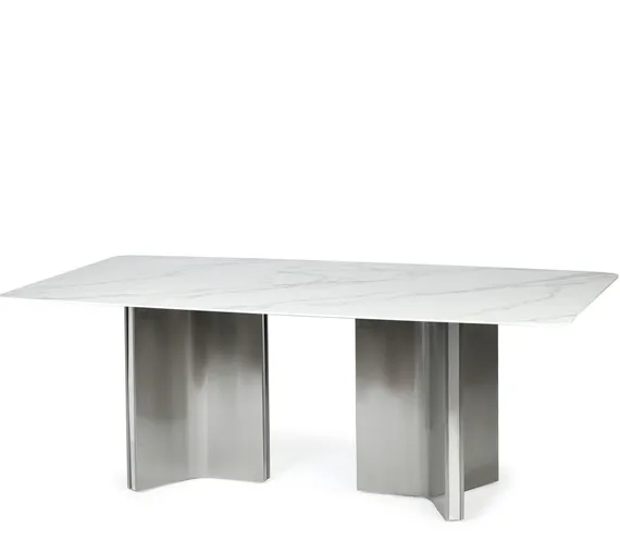 Обеденный стол Selenia 200х100 см, белая керамика