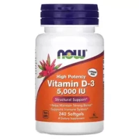 Now Foods Vitamin D3 (5000 IU), 240 Softgels / Витамин D3