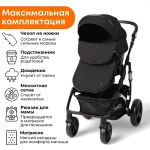 Коляска детская BubaGo арт.BG 135-B-1 MODEL Zoom color/цвет Black/Черный