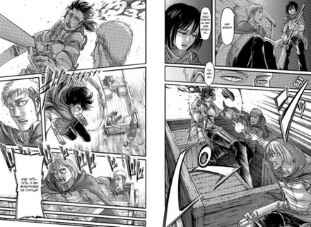 Манга Атака на титанов. Том 8