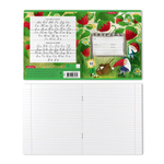 Тетрадь 12л., линия, Erich Krause, скрепка, блок офсет, мелован. картон "Гномики"