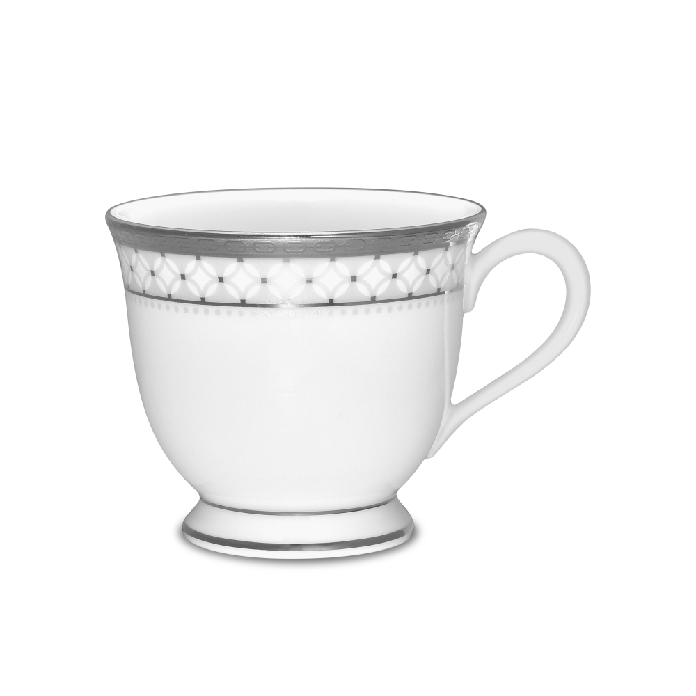 Чашка кофейная 90мл Noritake Рочестер с платиновым кантом