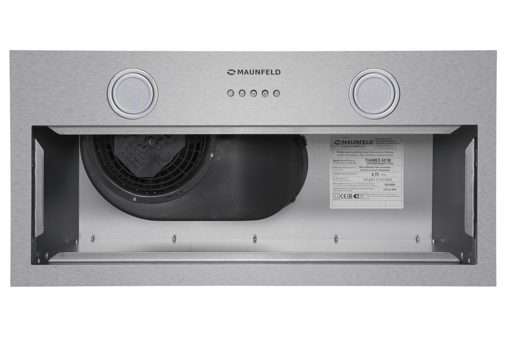 Кухонная вытяжка MAUNFELD THAMES 601M нержавеющая сталь фото 5