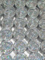 Блёстки Глиттеры 801-06мм - Серебро голографик - универсальные