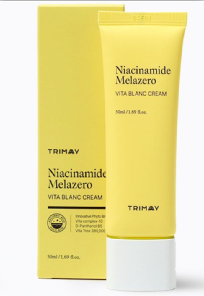 Осветляющий крем с ниацинамидом Trimay Vita Tree Niacinamide Me Back Cream, 50 мл