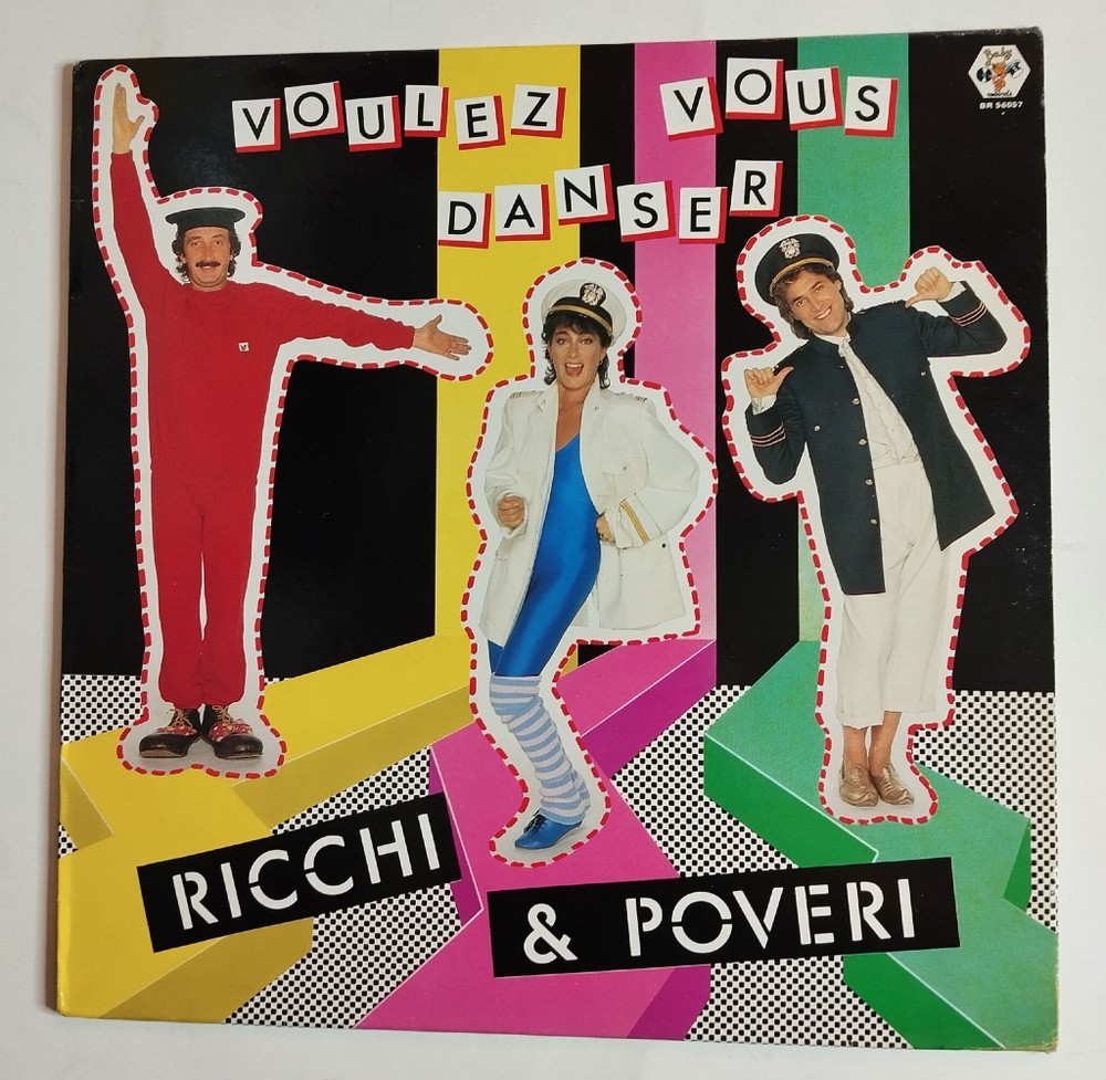 Винтажная виниловая пластинка LP Ricchi and Poveri Voulez Vous Danser (Italy 1983)