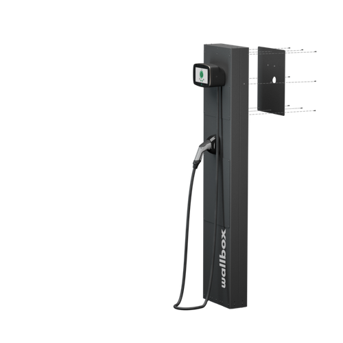 Пластина Wallbox для крепления 2-ой ЭЗС на пьедестал EIFFEL (wallbox 013)