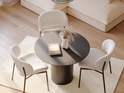 Стул Embrace, букле, молочный