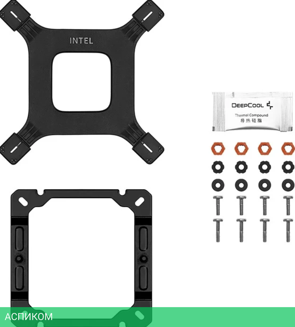 Кулер для процессора DeepCool AG400 BK ARGB V2 (R-AG400-BKAMMN-GJD)