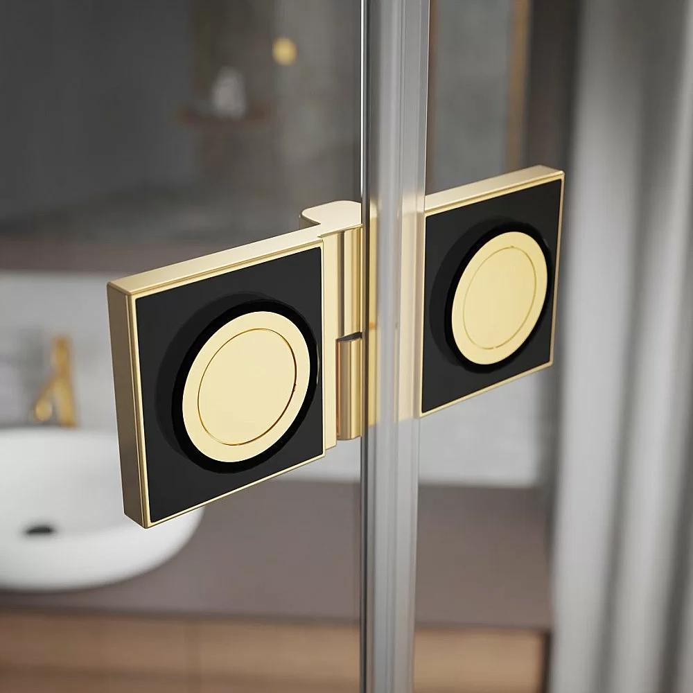 Душевая дверь Radaway Essenza Pro Gold DWJ 120 стекло прозрачное/профиль золото