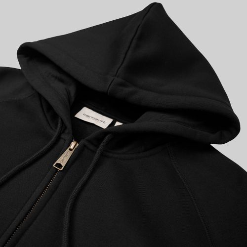 Толстовка мужская Carhartt WIP Chase Jacket Hooded артикул:I033664_black - купить в магазине Дайс