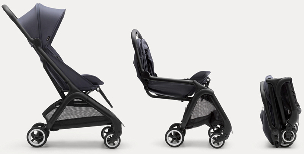 Коляска прогулочная Bugaboo Butterfly Black/Stormy Blue - Stormy Blue
