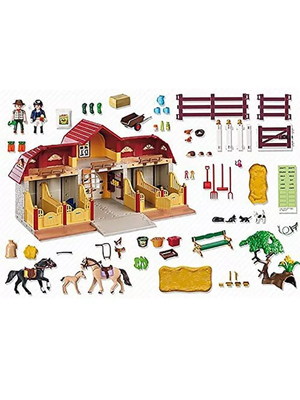 Набор Большая конюшня Playmobil 5221
