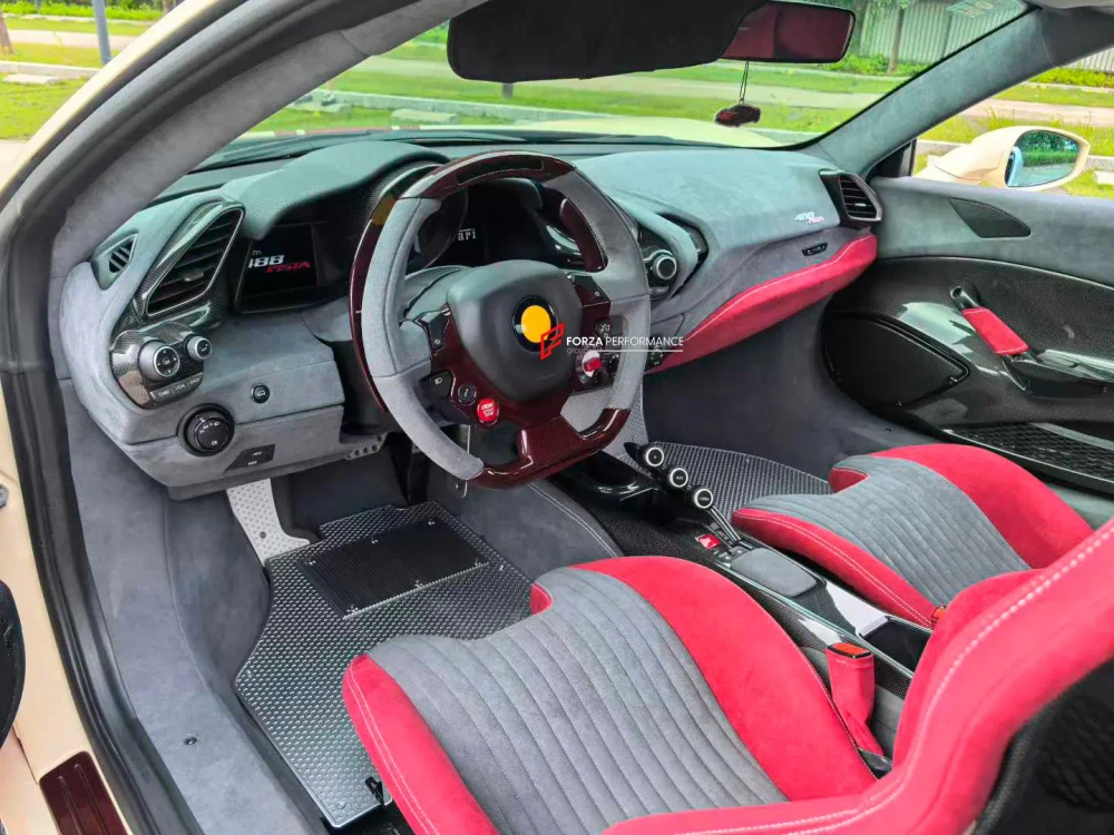 Карбоновый обвес переделка для Ferrari 488 2015-2020 переделка в Pista Феррари