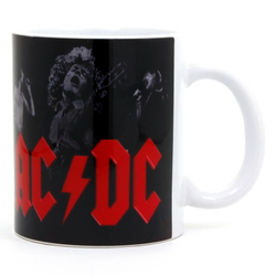 Кружка AC/DC чёрно-красная с Ангусом ( Let There Be Rock )