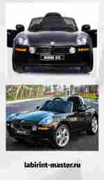 Детский электромобиль "BMW Z8" 6V, черный