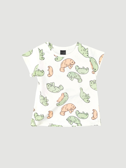 Футболка для девочек Mjölk Ламантины