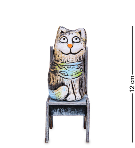 КоКо Шамель KK-690 Фигурка «Кот на стуле» шамот