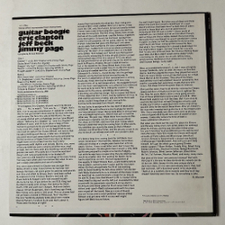 Винтажная виниловая пластинка LP Eric Clapton, Jeff Beck, Jimmy Page Guitar Boogie (USA 1973)