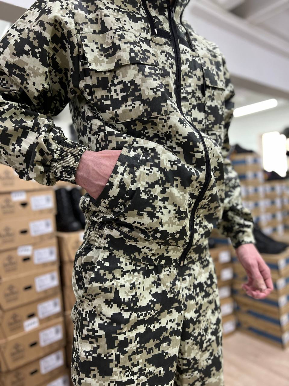 Костюм маскировочный / сорочка / серая цифра