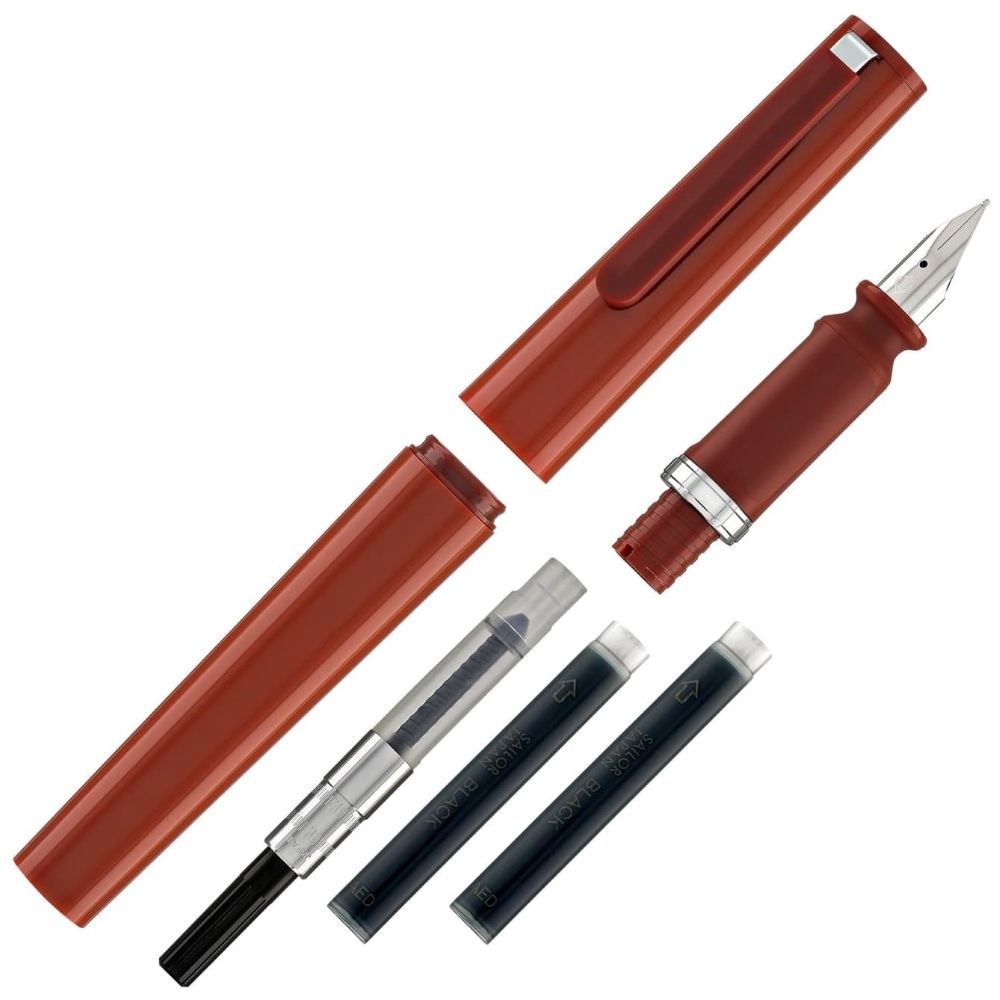 Ручка перьевая Sailor Tuzu красная F (11-0453-230) 4