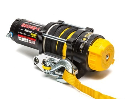 Лебедка ЛПЭ15М-С "Мустанг" электрическая 12В с синтетическим тросом