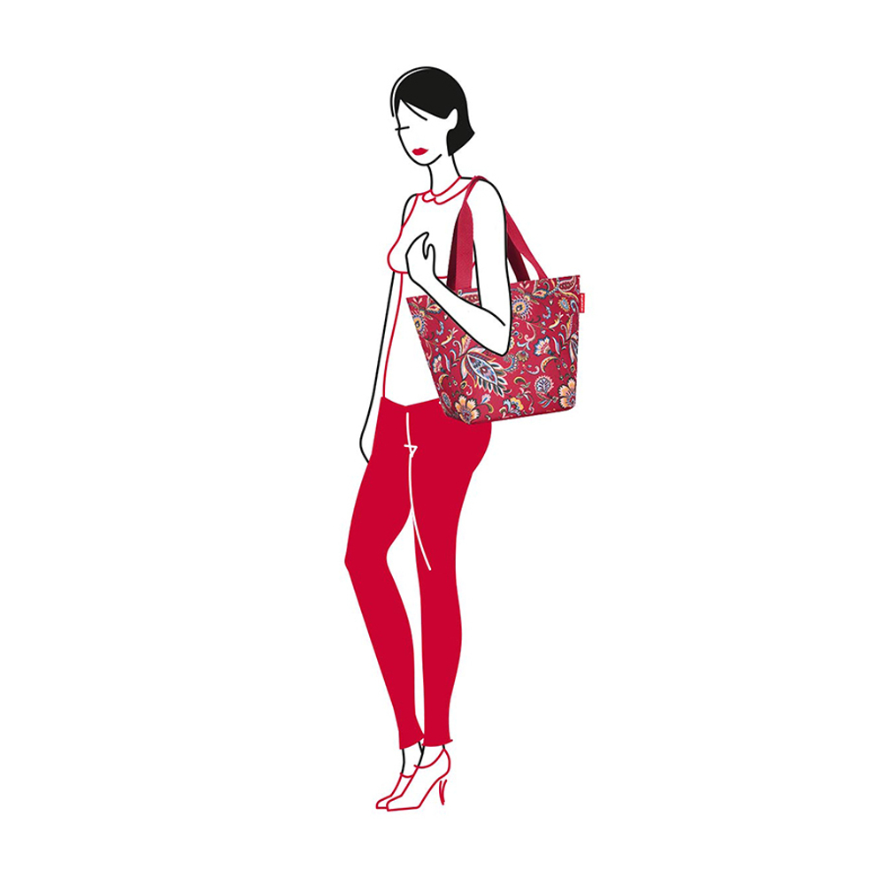 Сумка shopper m paisley ruby