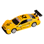 Модель 1:42 BMW M3 DTM, желтый, инерция, откр. двери