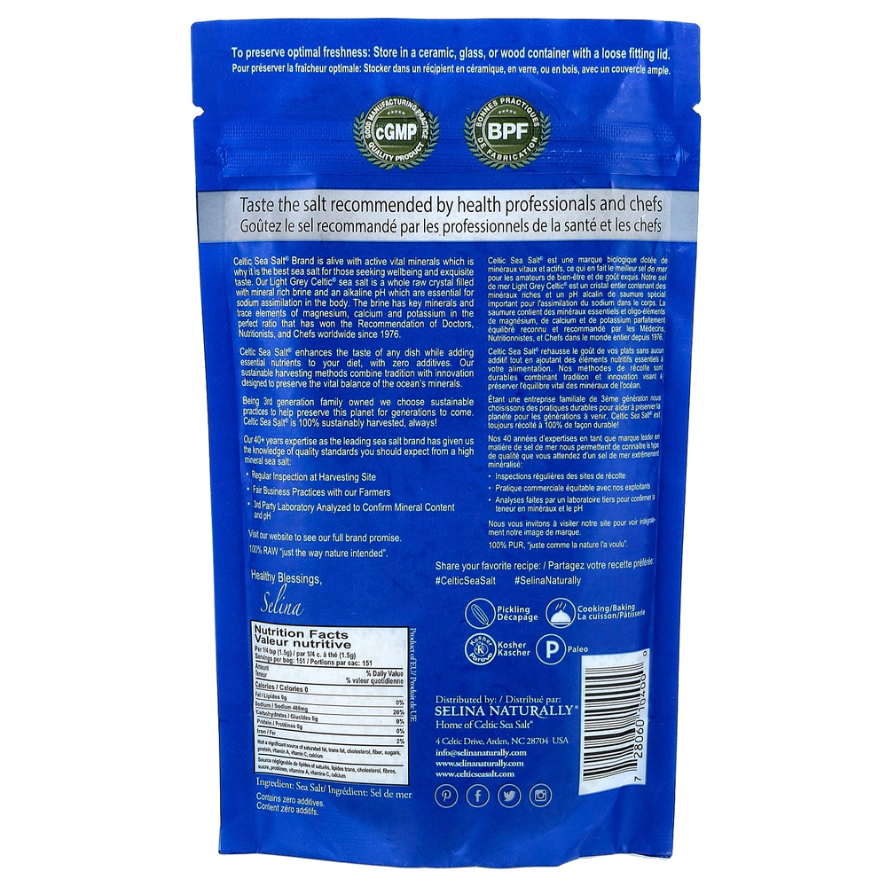 Celtic Sea Salt, Light Gray Celtic®, смесь Vital Mineral, 227 г (1/2 фунта)