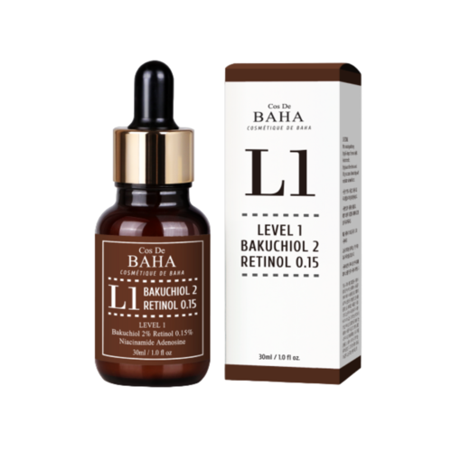 Cos De BAHA Мягкая антивозрастная сыворотка с бакучиолом и ретинолом - Bakuchiol2% retinol 0.15% (L1), 30мл