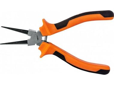 440107 Щипцы прямые для стопорных колец с двухкомпонентными рукоятками, сжим, 180 мм, 5-40 мм