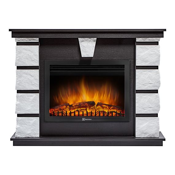 Портал Firelight Excalibur 25 камень белый, шпон венге — (1)