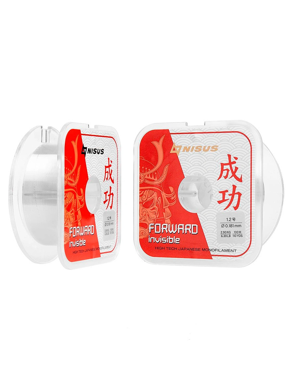 Леска для рыбалки Nisus FORWARD Invisible Nylon 0,496mm/100m (N-FI-0496-100)