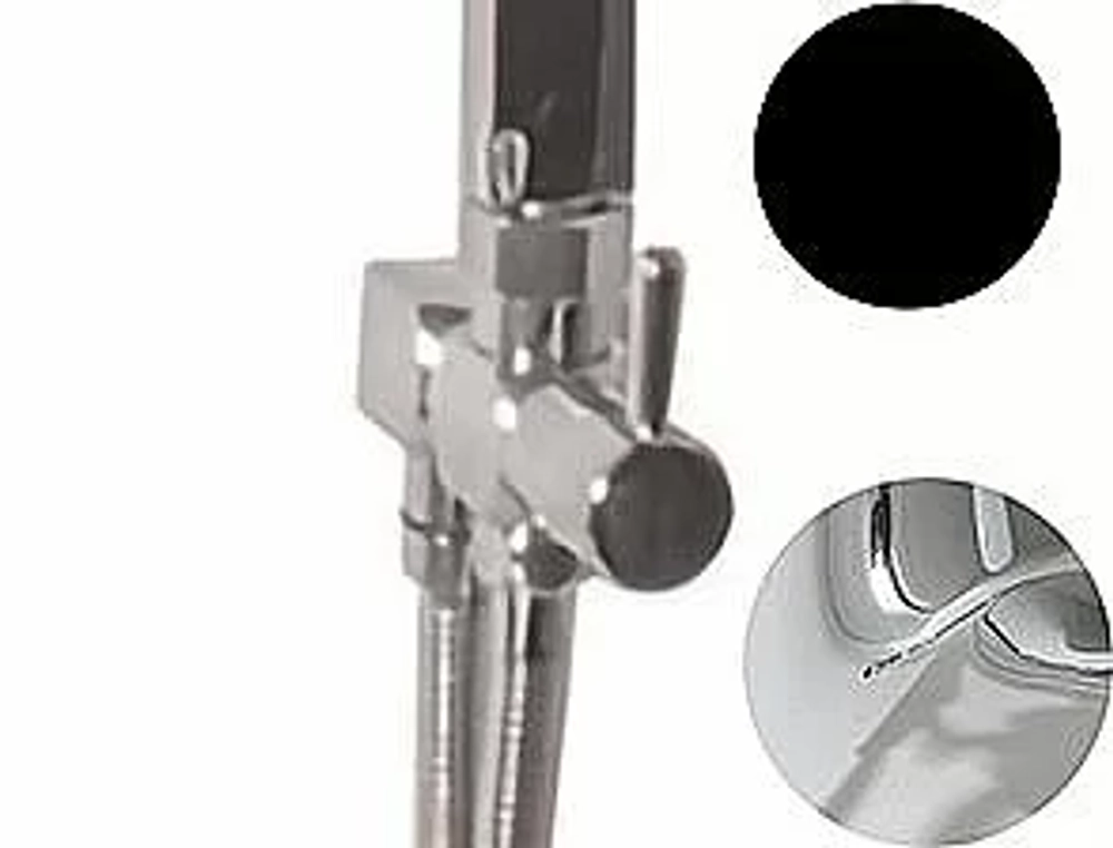 Дивертор Rav-Slezak MD0708CMATC черный матовый/хром