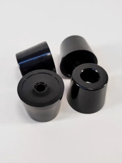 4 штуки приборные ножки черные резиновые Ш25хШ20х21 мм, подпятник, приборные