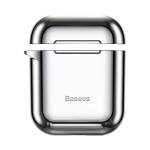 Чехол для Apple AirPods 1/2 Baseus Shining Hook Case - Silver