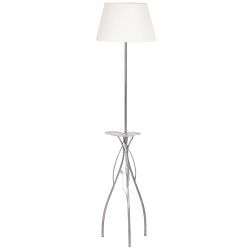 Светильник напольный торшер Нимфея с абажуром Сити-2 Кремовый