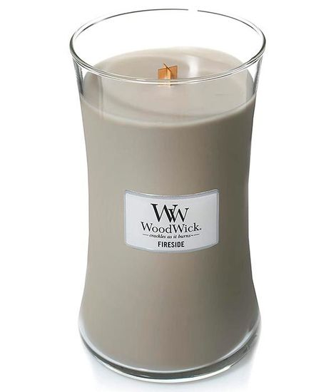 У камина, ароматическая свеча, WoodWick